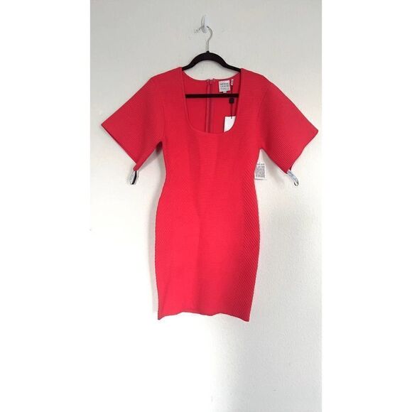 HERVÉ LÉGER Ribbed-knit mini dress - Picture 9 of 12